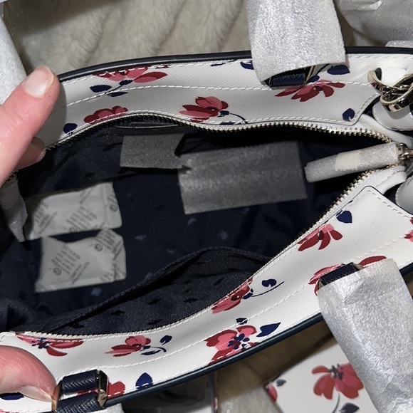 COPY - Rare Kate Spade “Staci Tea Toss” BRAND NEW- satchel/ crossbody floral bag - Picture 5 of 8